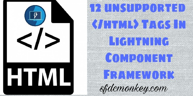 unSupported HTML Tags