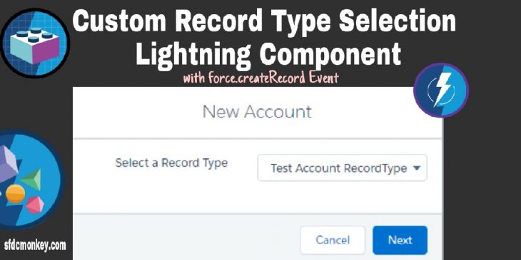 Custom Record Type Selection Lightning Component with force:createRecord event