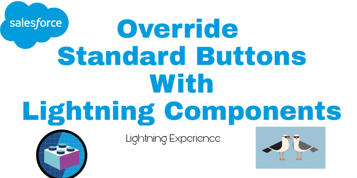 override standard button with lightning components