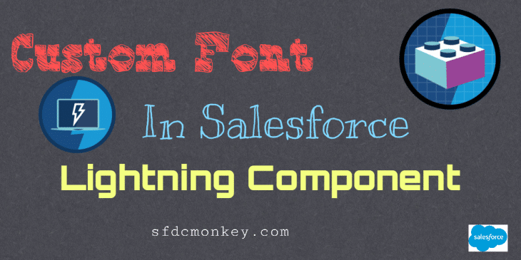 custom font in salesforce lightning component