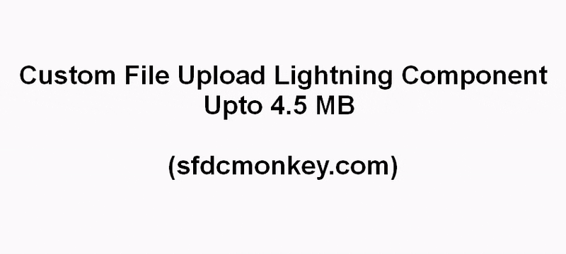 upload file using lightning sfdmconkey